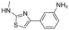 4-(3-AMINOPHENYL)-N-METHYL-1,3-THIAZOL-2-AMINE 结构式