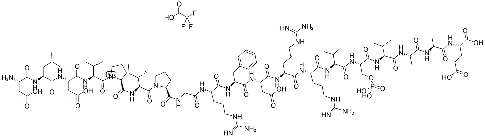 [PSER95, ALA97]-RII FRAGMENT 81-99 TRIFLUOROACETATE SALT 结构式