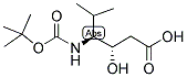 BOC-(3S,4S)-4-AMINO-3-HYDROXY-5-METHYL HEXANOIC ACID 结构式