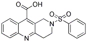 2-(PHENYLSULFONYL)-1,2,3,4-TETRAHYDROBENZO[B][1,6]NAPHTHYRIDINE-10-CARBOXYLIC ACID 结构式