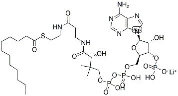 DODECANOYL-COENZYME A LITHIUM SALT 结构式