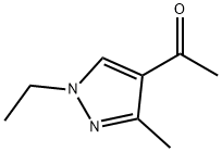 乙酮,1-(1-乙基-3-甲基-1H-吡唑-4-基)- 结构式