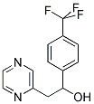 2-PYRAZIN-2-YL-1-(4-TRIFLUOROMETHYLPHENYL)ETHANOL 结构式