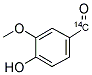 VANILLIN, [CARBONYL-14C] 结构式