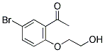 5'-BROMO-2'-(2-HYDROXYETHOXY)ACETOPHENONE 结构式