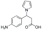 3-(4-AMINO-PHENYL)-3-PYRROL-1-YL-PROPIONIC ACID 结构式