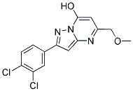 2-(3,4-Dichlorophenyl)-5-(methoxymethyl)pyrazolo[1,5-a]pyrimidin-7-ol 结构式