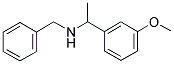 Benzyl-[1-(3-methoxyphenyl)ethyl]amine 结构式