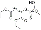 MALATHION DICARBOXYLIC ACID, [2,3-14C] 结构式