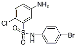 5-AMINO-N-(4-BROMO-PHENYL)-2-CHLORO-BENZENESULFONAMIDE 结构式