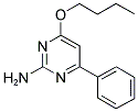 2-AMINO-4-BUTHOXY-6-PHENYLPYRIMIDINE 结构式