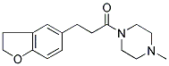 1-[3-(2,3-DIHYDROBENZOFURAN-5-YL)-1-OXOPROPYL]-4-METHYLPIPERAZINE 结构式