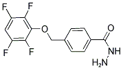 4-(2,3,5,6-TETRAFLUORO-PHENOXYMETHYL)-BENZOIC ACID HYDRAZIDE 结构式