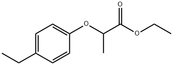 2-(4-ETHYL-PHENOXY)-PROPIONIC ACID ETHYL ESTER 结构式