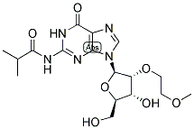 N2-ISOBUTYRYL-2'-(2-METHOXYETHYL) GUANOSINE 结构式