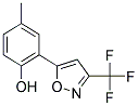 4-METHYL-2-[3-(TRIFLUOROMETHYL)ISOXAZOL-5-YL]PHENOL 结构式