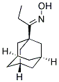 (1E)-1-(1-ADAMANTYL)PROPAN-1-ONE OXIME 结构式