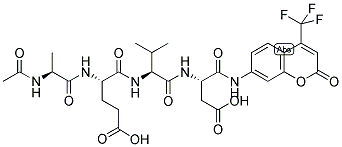 Ac-AEVD-AFC 结构式