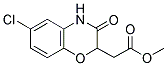 Methyl (6-chloro-2H-1,4-benzoxazin-3(4H)-one-2-yl) acetate 结构式