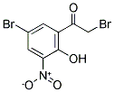 2-BROMO-1-(5-BROMO-2-HYDROXY-3-NITROPHENYL)ETHANONE 结构式