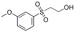 2-((3-甲氧基苯基)磺酰基)乙-1-醇 结构式