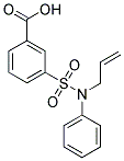 3-(ALLYL-PHENYL-SULFAMOYL)-BENZOIC ACID 结构式