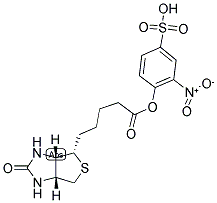 (+)-BIOTIN 2-NITRO-4-SULFOPHENYL ESTER 结构式