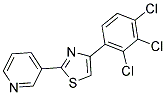 3-[4-(2,3,4-TRICHLORO-PHENYL)-THIAZOL-2-YL]-PYRIDINE 结构式