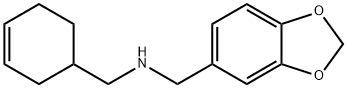 BENZO[1,3]DIOXOL-5-YLMETHYL-CYCLOHEX-3-ENYL-METHYL-AMINE 结构式