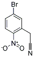 (5-Bromo-2-nitro-phenyl)-acetonitrile 结构式