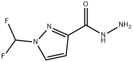 1-(二氟甲基)-3-吡唑卡巴肼 结构式