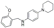 N-(2-METHOXYBENZYL)-4-PIPERIDIN-1-YLANILINE 结构式