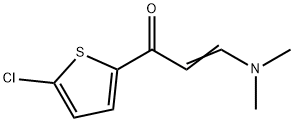 1-(5-CHLORO-2-THIENYL)-3-(DIMETHYLAMINO)-2-PROPEN-1-ONE 结构式