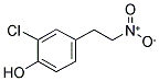 1-(3-CHLORO-4-HYDROXYPHENYL)-2-NITROETHANE 结构式