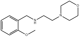 N-(2-甲氧基苄基)-2-吗啉乙烷-1-胺 结构式