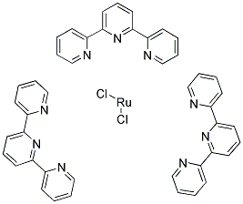 TRIS(2,2',2''-TERPYRIDINE) RUTHENIUM (II) CHLORIDE 结构式