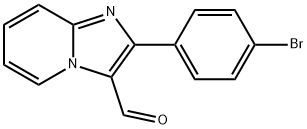 2-(4-溴苯基)咪唑并[1,2-A]吡啶-3-甲醛 结构式
