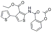 ETHYL 5'-{[2-(ACETYLOXY)BENZOYL]AMINO}-2,3'-BITHIOPHENE-4'-CARBOXYLATE 结构式