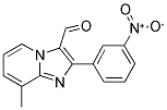 8-甲基-2-(3-硝基苯基)咪唑并[1,2-A]吡啶-3-甲醛 结构式