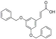 3,5-DIBENZYLOXYCINNAMIC ACID 结构式