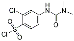 2-氯-4-(3,3-二甲基脲基)苯磺酰氯 结构式