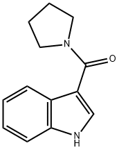 (1H-Indol-3-yl)(pyrrolidin-1-yl)methanone 结构式