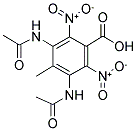 2,6-DINITRO-3,5-DIACETYLAMINO-4-METHYLBENZOIC ACID 结构式