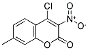 4-CHLORO-7-METHYL-3-NITROCOUMARIN 结构式