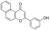3'-HYDROXY-B-NAPHTHOFLAVONE 结构式