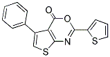5-PHENYL-2-THIEN-2-YL-4H-THIENO[2,3-D][1,3]OXAZIN-4-ONE 结构式