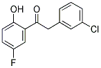 2-(3-CHLOROPHENYL)-5'-FLUORO-2'-HYDROXYACETOPHENONE 结构式