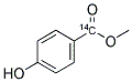 4-HYDROXYBENZOIC ACID METHYL ESTER, [CARBOXYL-14C] 结构式