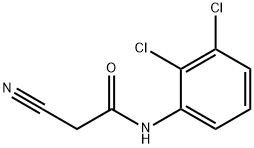 乙酰胺,2-氰基-N-(2,3-二氯苯基)- 结构式