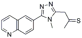 4-METHYL-5-(QUINOL-6-YL)TRIAZOLE-3-THIOACETIC ACID 结构式